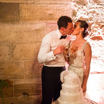 Bride and Groom great gatsby wedding