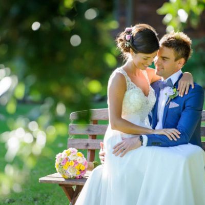 The Residences Centennial Park bride and Groom