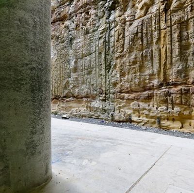 The Cutaway Rock Wall