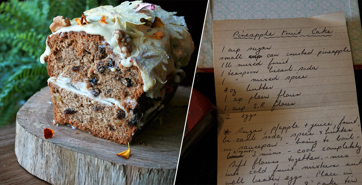 Pineapple Fruit Cake Recipe