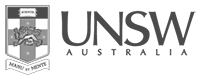 UNSW logo - black & white